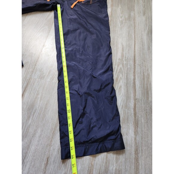 Duck Head Lightweight Lined Pants Navy Orange Drawstring Pockets Sz M - Picture 11 of 13